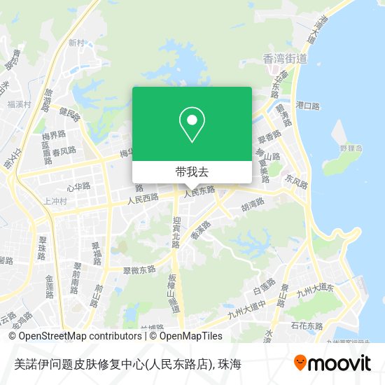 美諾伊问题皮肤修复中心(人民东路店)地图