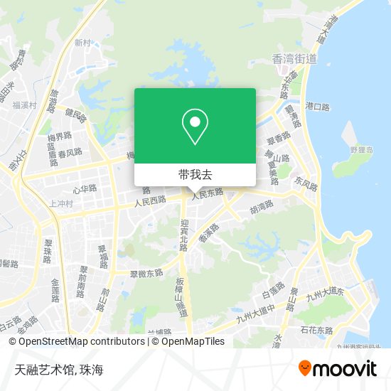 天融艺术馆地图