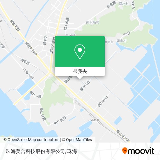 珠海美合科技股份有限公司地图