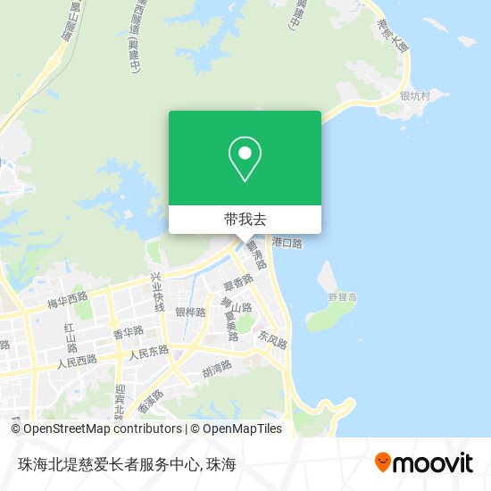 珠海北堤慈爱长者服务中心地图
