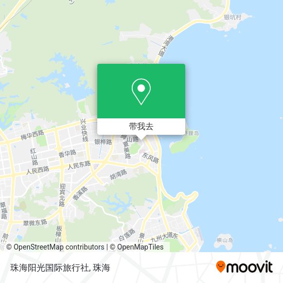 珠海阳光国际旅行社地图