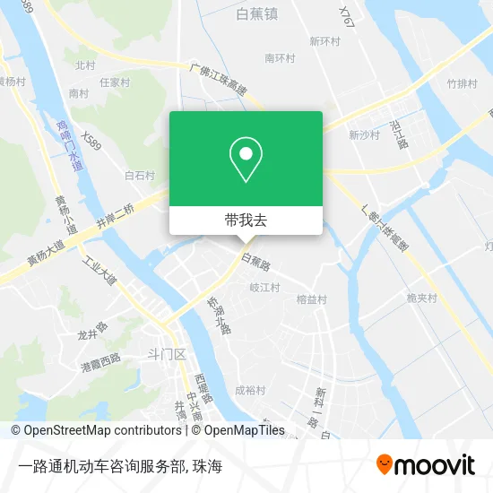 一路通机动车咨询服务部地图