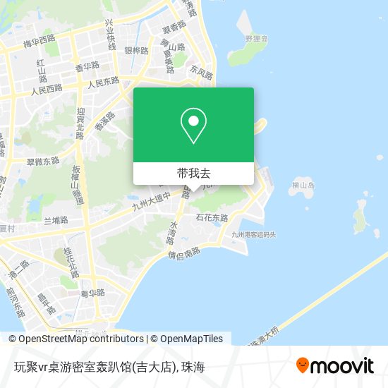 玩聚vr桌游密室轰趴馆(吉大店)地图