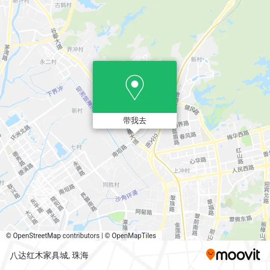 八达红木家具城地图