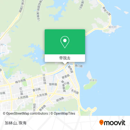 加林山地图