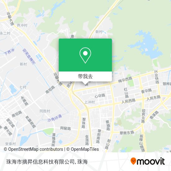 珠海市摘昇信息科技有限公司地图