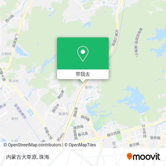 内蒙古大草原地图