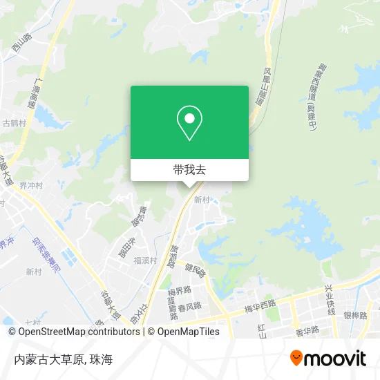 内蒙古大草原地图