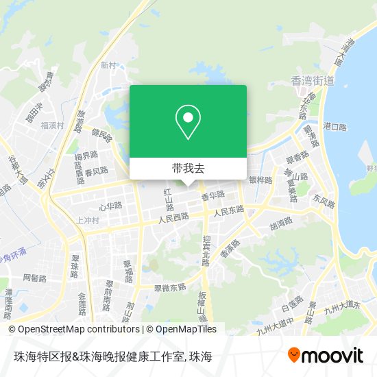 珠海特区报&珠海晚报健康工作室地图