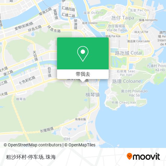 粗沙环村-停车场地图