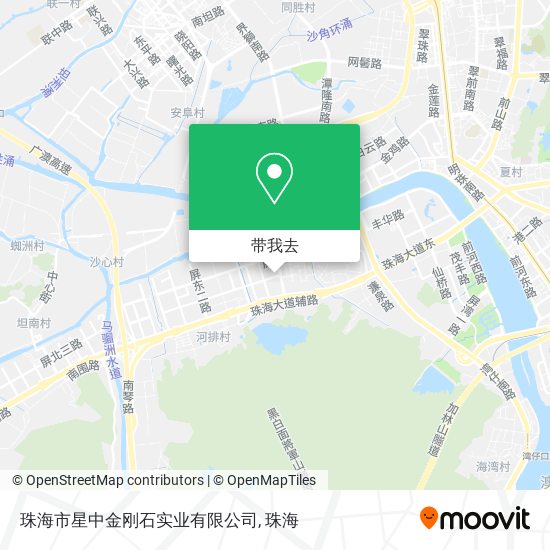 珠海市星中金刚石实业有限公司地图