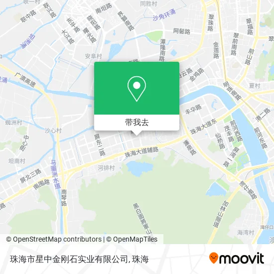 珠海市星中金刚石实业有限公司地图