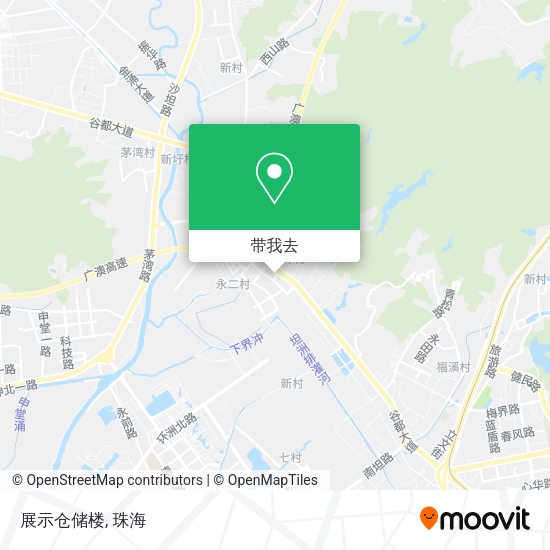 展示仓储楼地图