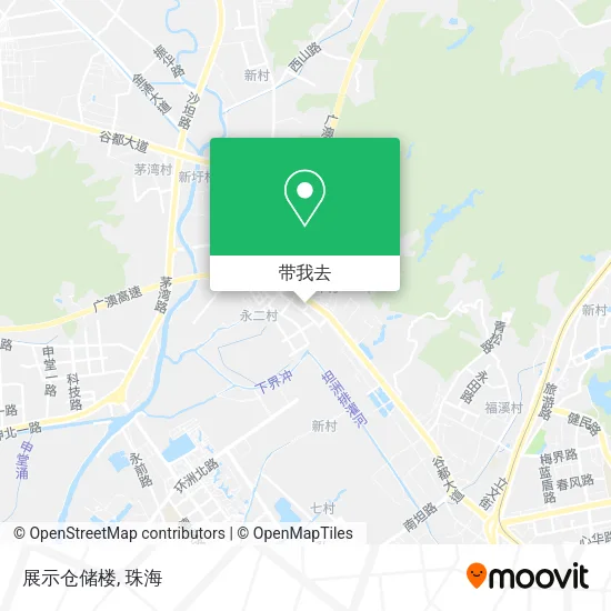 展示仓储楼地图