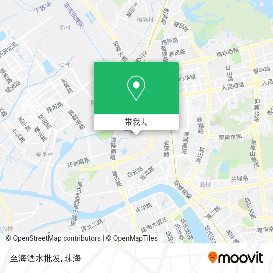 至海酒水批发地图