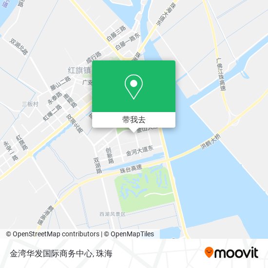 金湾华发国际商务中心地图