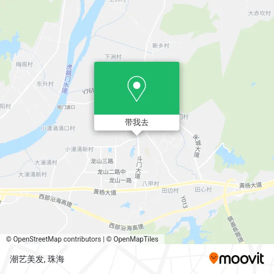潮艺美发地图
