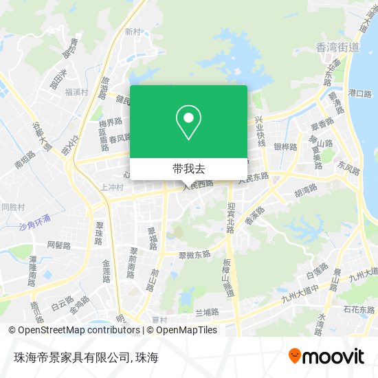 珠海帝景家具有限公司地图