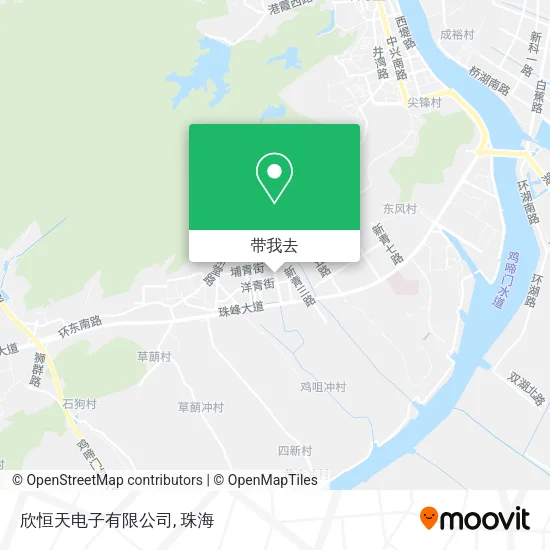 欣恒天电子有限公司地图