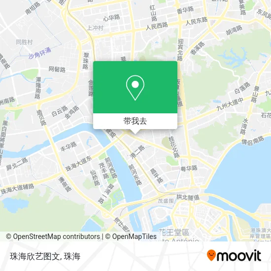 珠海欣艺图文地图
