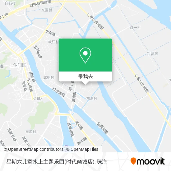 星期六儿童水上主题乐园(时代倾城店)地图