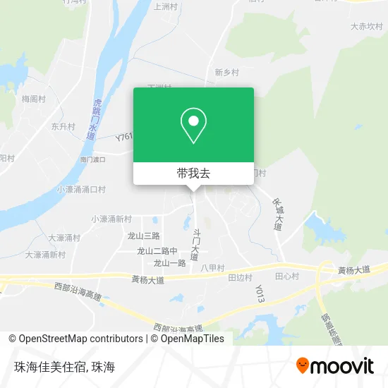 珠海佳美住宿地图