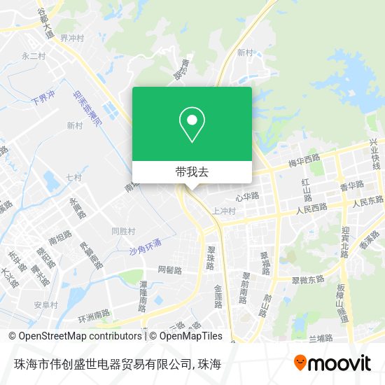 珠海市伟创盛世电器贸易有限公司地图
