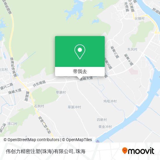 伟创力精密注塑(珠海)有限公司地图