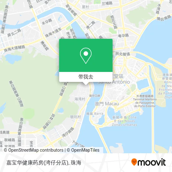 嘉宝华健康药房(湾仔分店)地图