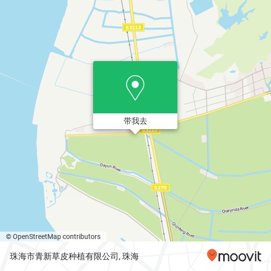 珠海市青新草皮种植有限公司地图