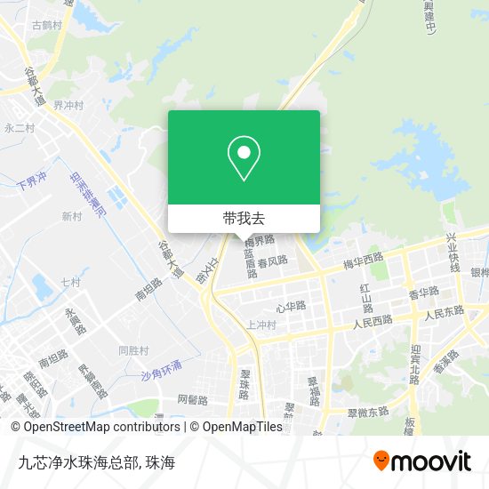 九芯净水珠海总部地图