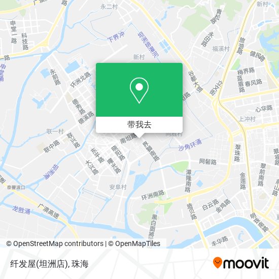 纤发屋(坦洲店)地图