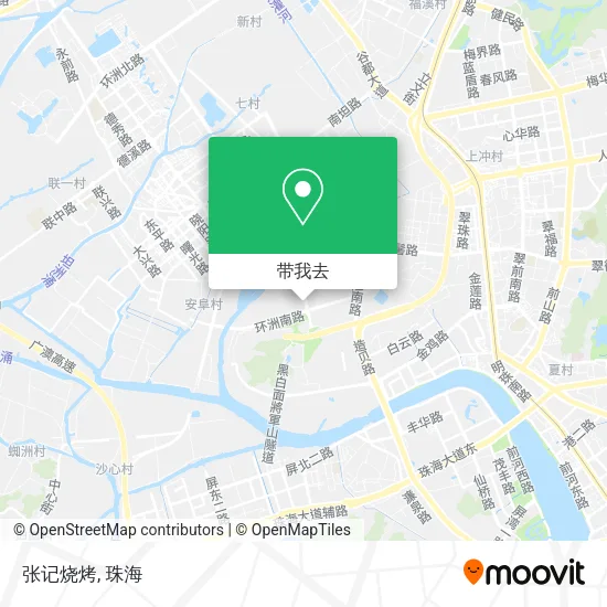 张记烧烤地图