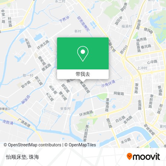 怡顺床垫地图