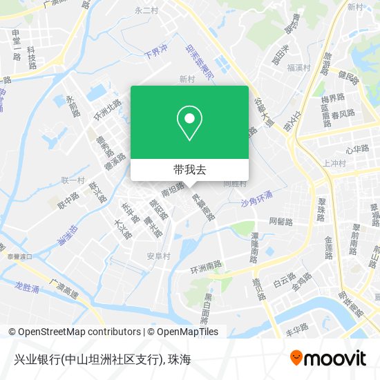兴业银行(中山坦洲社区支行)地图