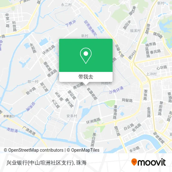 兴业银行(中山坦洲社区支行)地图