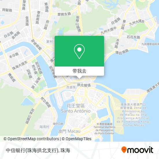 中信银行(珠海拱北支行)地图