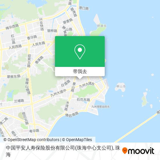 中国平安人寿保险股份有限公司(珠海中心支公司)地图
