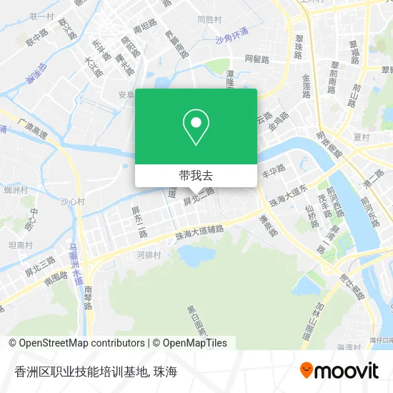 香洲区职业技能培训基地地图