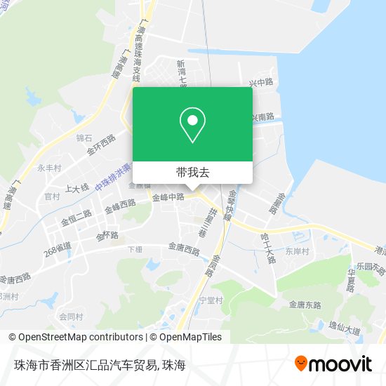珠海市香洲区汇品汽车贸易地图