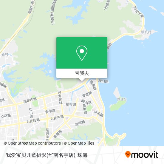 我爱宝贝儿童摄影(华南名宇店)地图