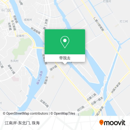 江南岸-东北门地图