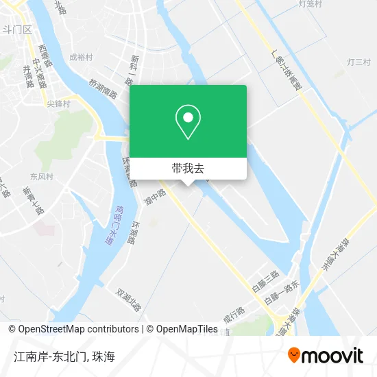 江南岸-东北门地图