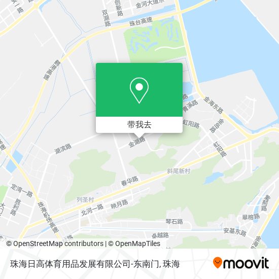 珠海日高体育用品发展有限公司-东南门地图
