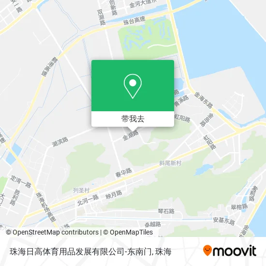 珠海日高体育用品发展有限公司-东南门地图