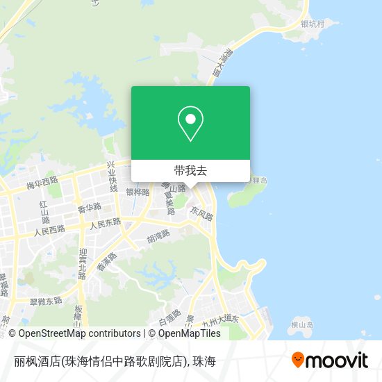 丽枫酒店(珠海情侣中路歌剧院店)地图