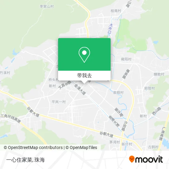 一心住家菜地图