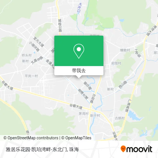 雅居乐花园·凯珀湾畔-东北门地图