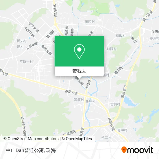 中山Dan普通公寓地图