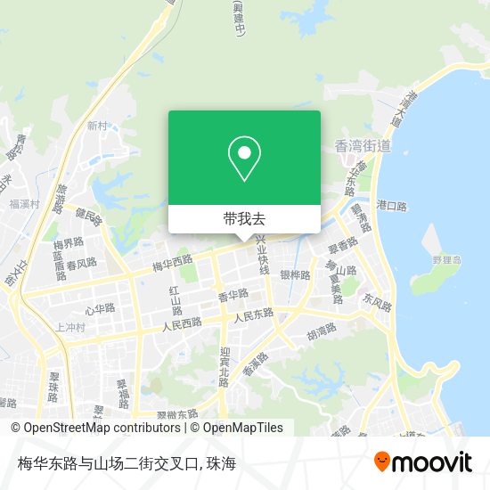 梅华东路与山场二街交叉口地图